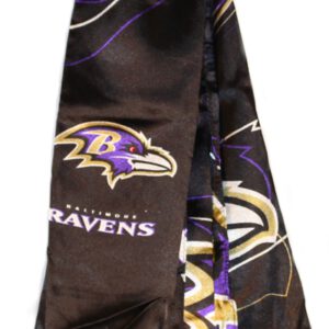 Baltimore Ravens Black Silk Scarf