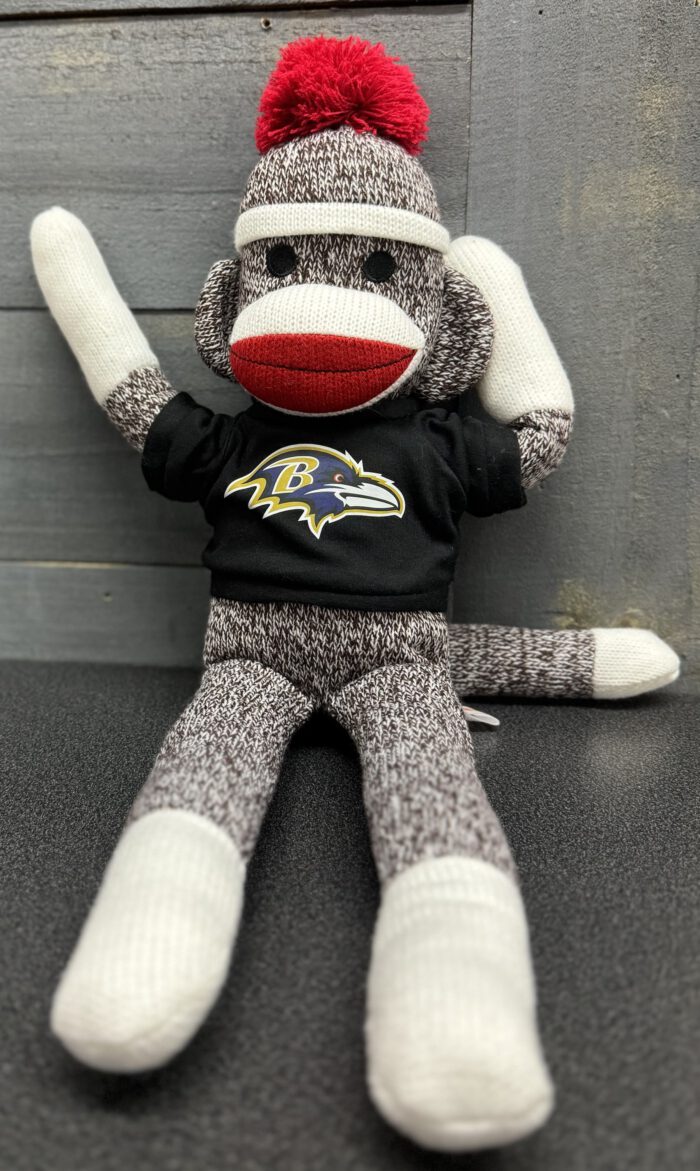 Baltimore Ravens Sock Monkey