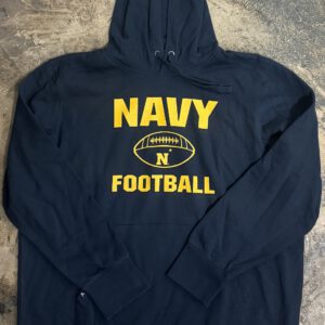 Navy Football Hoodie