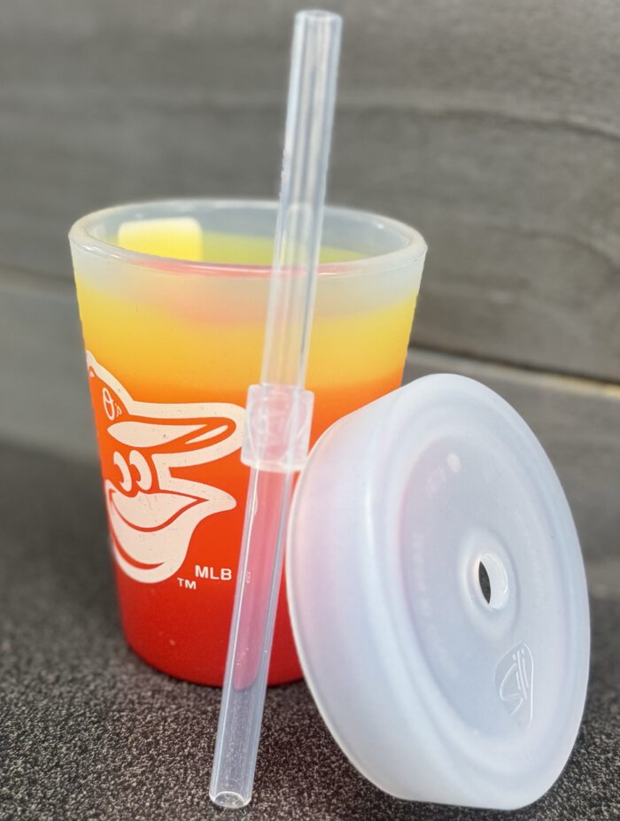 8 oz. Silicone Straw Tumbler.