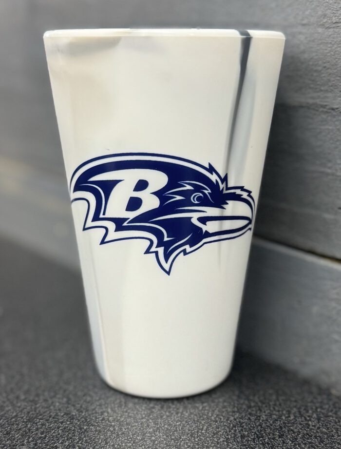 Baltimore Ravens 16 OZ. Silicon Pint Glass. - Image 4