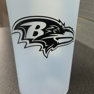 Baltimore Ravens 16 OZ. Silicon Pint Glass.