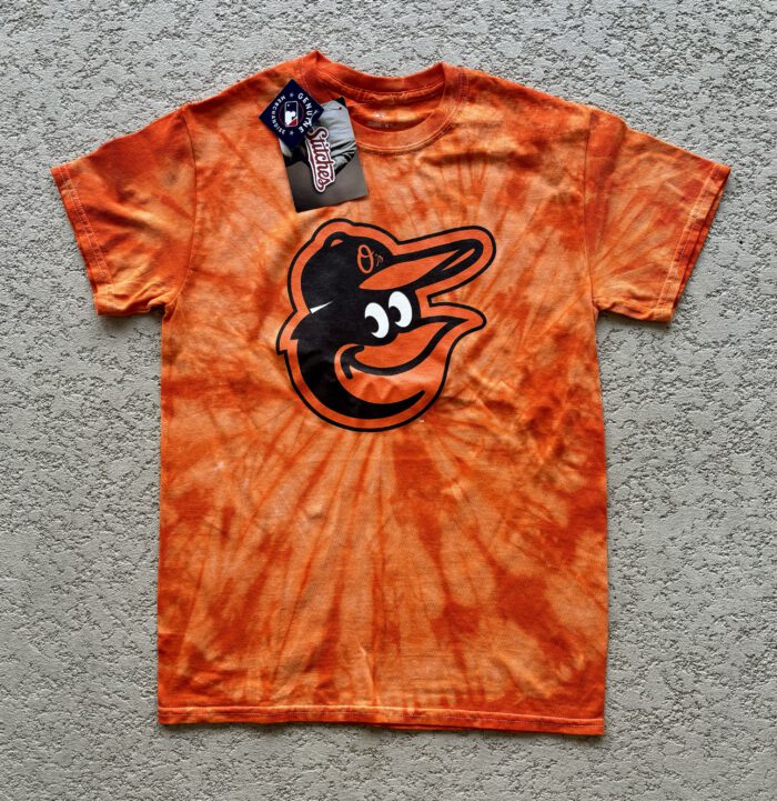 Baltimore Orioles Orange Tie Dye T-Shirt