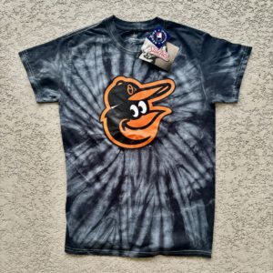 Baltimore Orioles Black Tie Dye T-Shirt