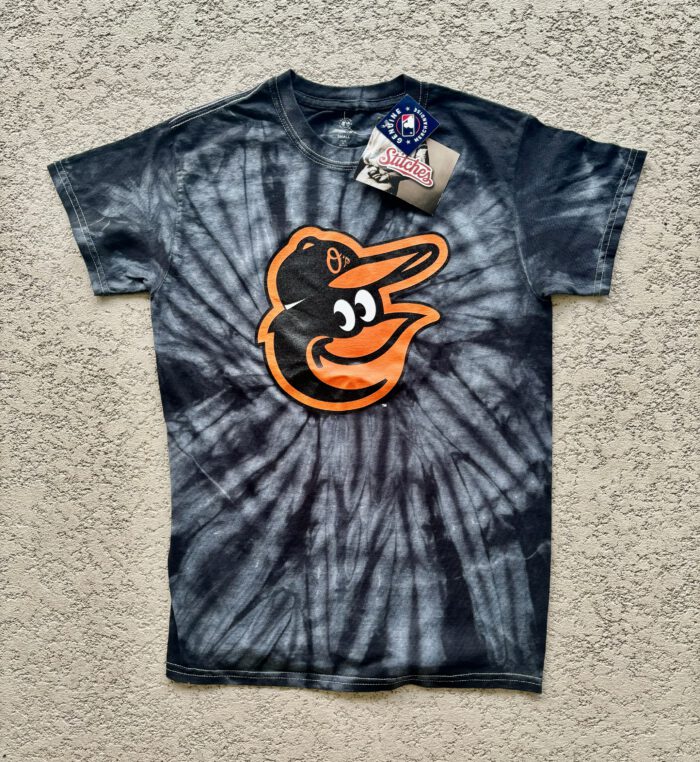 Baltimore Orioles Black Tie Dye T-Shirt
