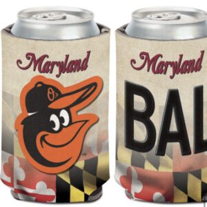 Baltimore Orioles City & State Can Cooler