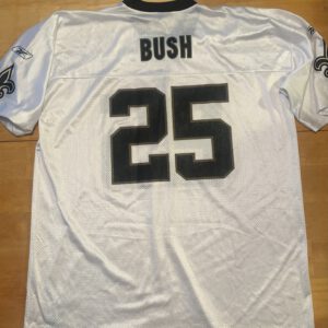 New Orleans Saints Reggie Bush Throwback Reebok Jersey