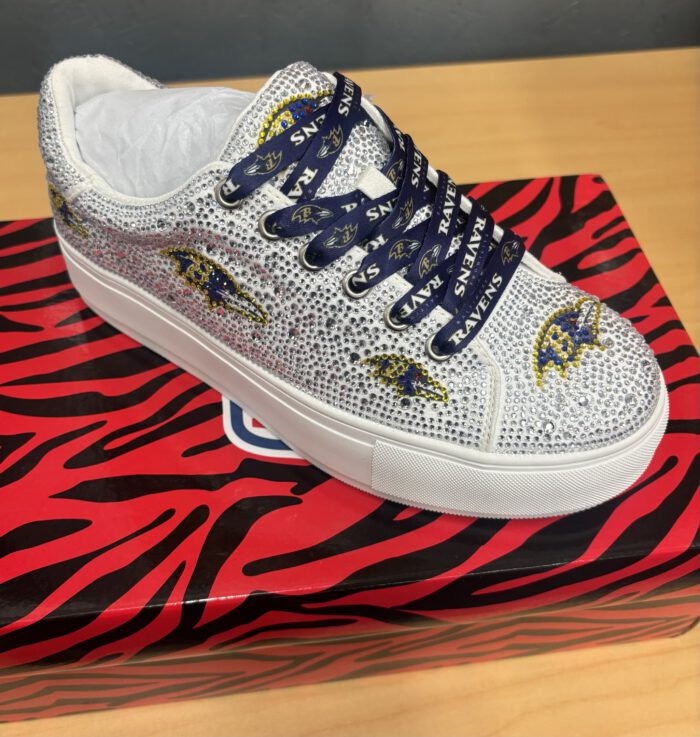 Baltimore Ravens Crystal Sneakers - Image 3