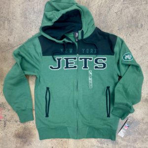 New York Jets Zippered Hooded Sweatshirt