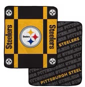 Pittsburgh Steelers super soft 60 x 70” plush throw