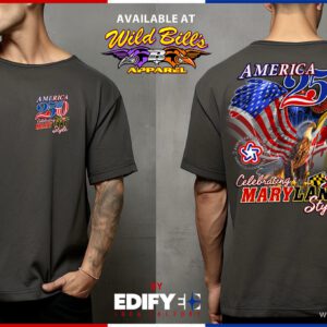 Celebrate America’s 250 Maryland style T-shirt