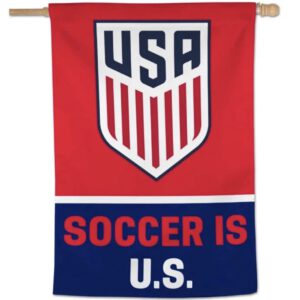 USA SOCCER NATIONAL TEAM WORLD CUP 28" X 40" HOUSE FLAG OR WALL BANNER WINCRAFT