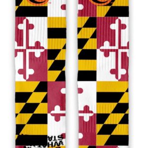 Baltimore Orioles Maryland Flag Socks