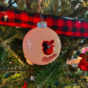Baltimore Orioles Color Changing Ball Ornament