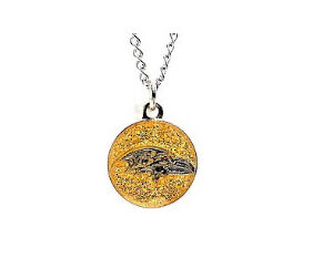 Baltimore Ravens Glitter Pendant Necklace