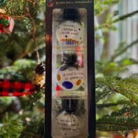 Baltimore Ravens Glass Ball Ornaments - Image 2