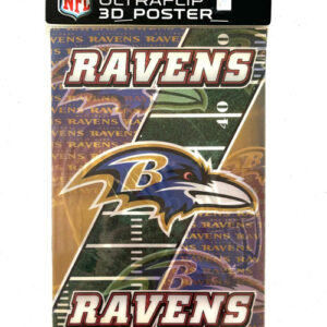 Baltimore Ravens Ultra Flip 3D Poster