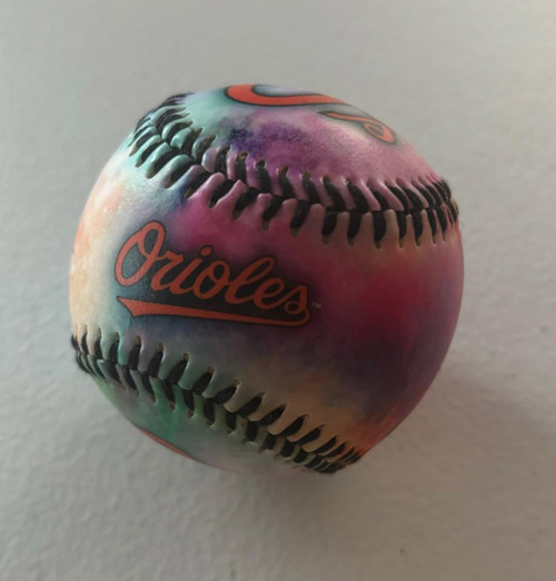 Baltimore Orioles Color Baseball