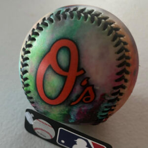 Baltimore Orioles Color Baseball