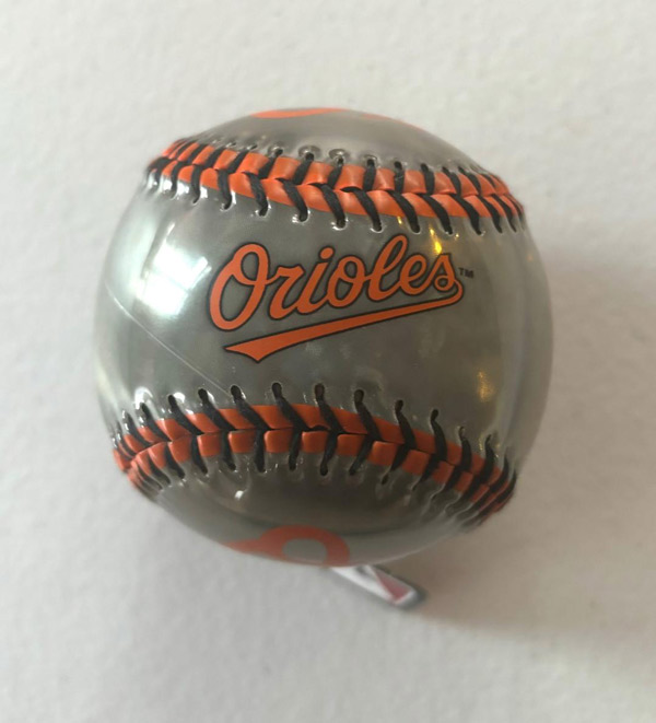 Baltimore Orioles Glass Baseball