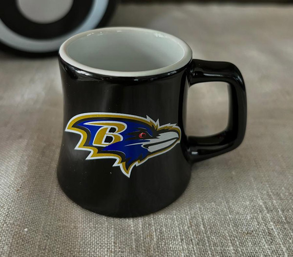 Baltimore Ravens Sculpted Mug Shot Glass